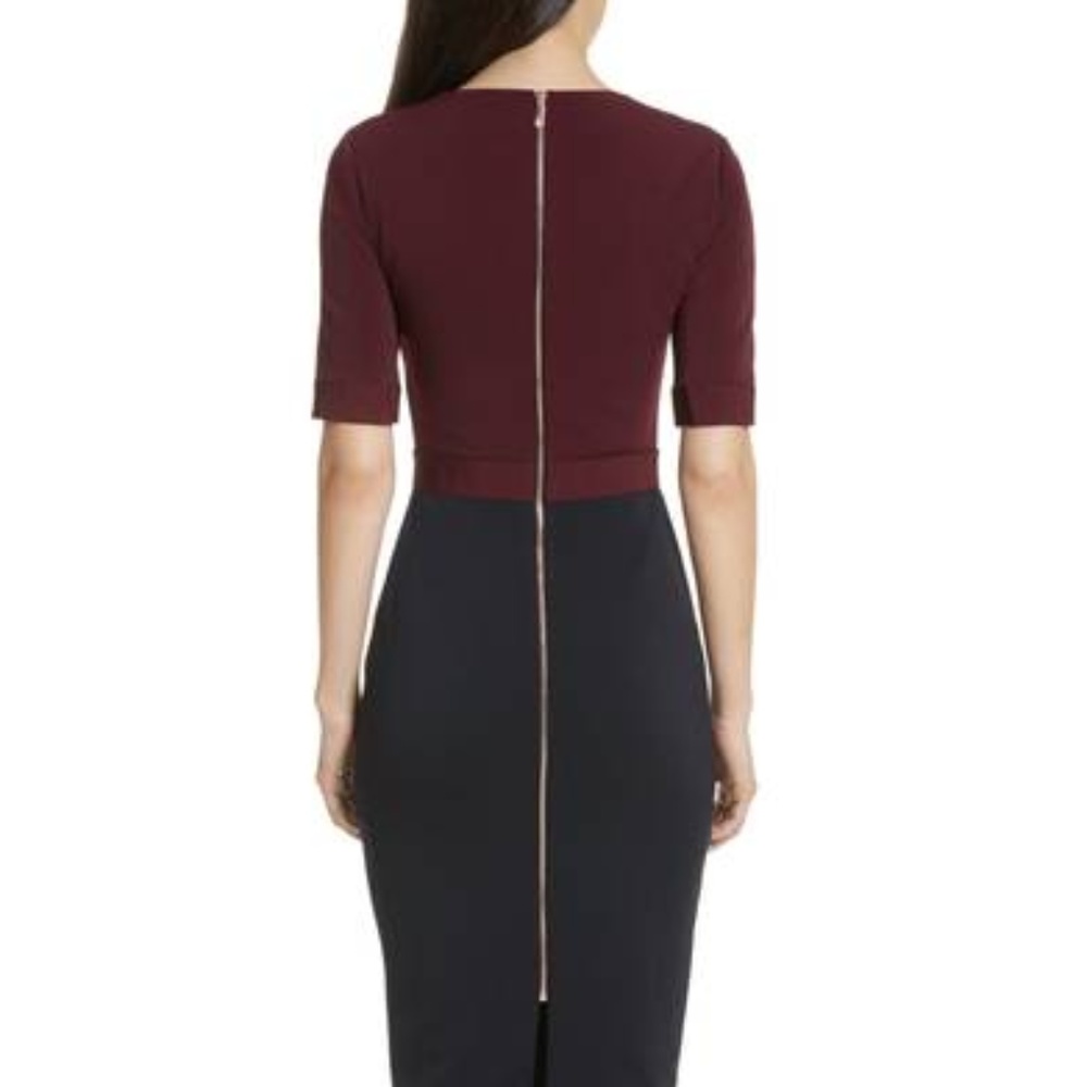 Ted Baker London Wandee Ponte Dress Size 4 - Picture 2 of 7